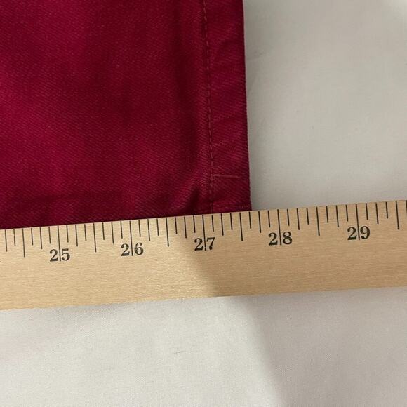Judy Blue Red Skinny Jeans High Rise Stretch Denim Size 3 26 - Picture 5 of 5